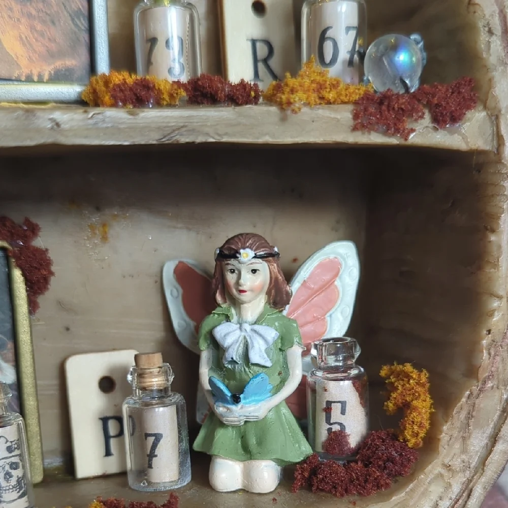 Rustic Tree Magical Fairy Trinket‎ Shelf Night Light Magical Mystical Enchanted